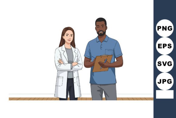 Diverse Medical Professionals Collaborat
