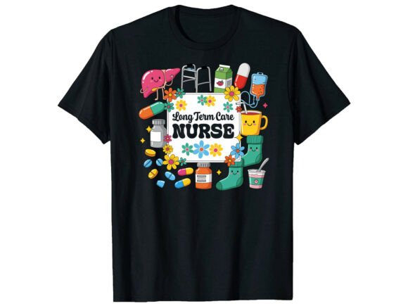 Long Term Care Nurse Halloween T-Shirt