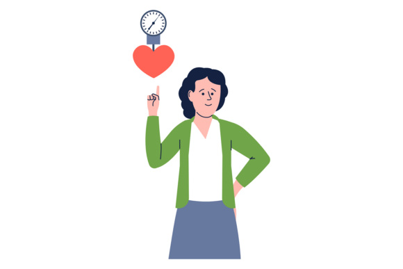 Low Blood Pressure Illustration. Medical