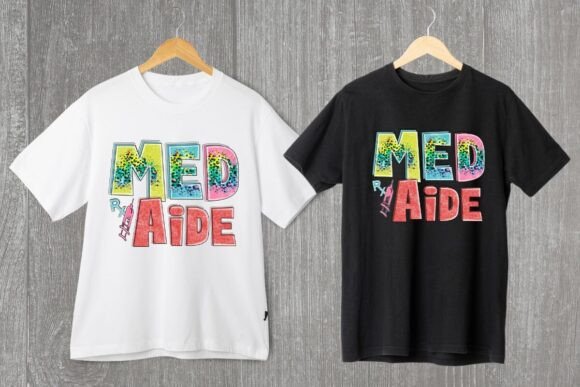 Med Aide Nurse Leopard T-Shirt Design Review