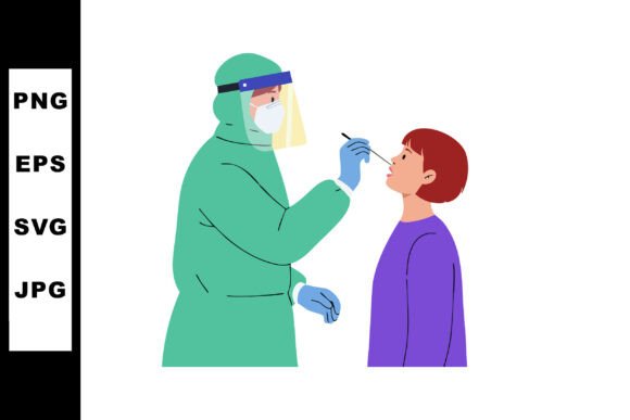 Medical Worker in Protective Suit Conduc