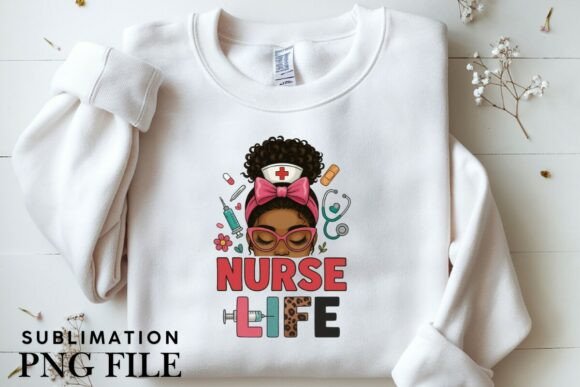 Nurse Dark Skin PNG Design for T-shirts