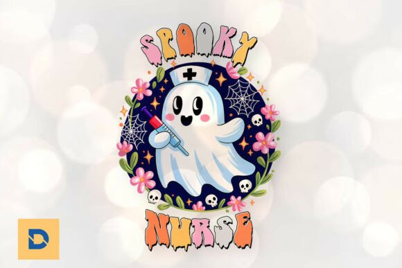 Nurse Halloween Spooky Sublimation PNG