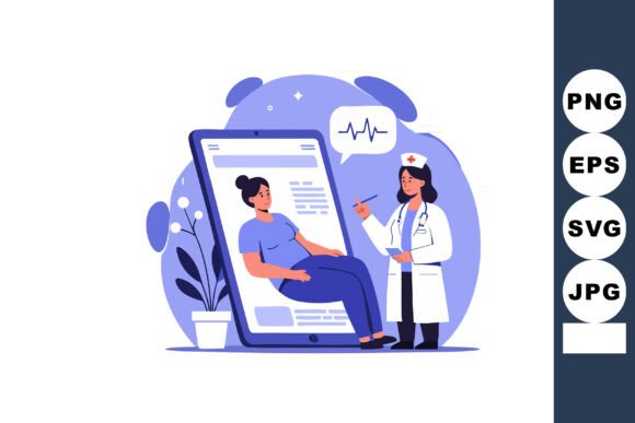 Nurse Providing Telemedicine Consultation