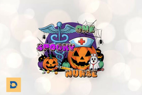 One Spooky Nurse Sublimation PNG