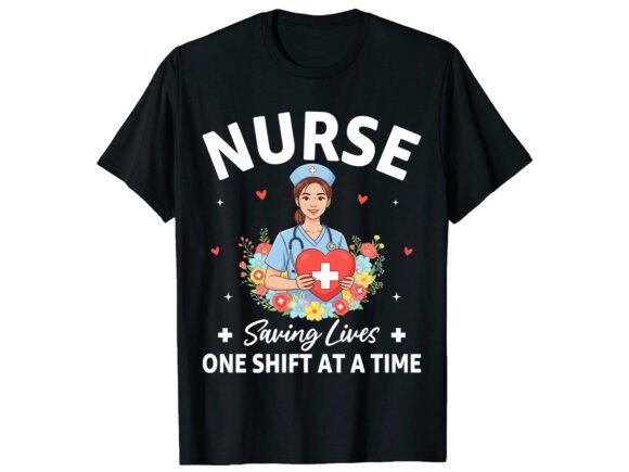 Saving Lives One Shift Nurse T-Shirt